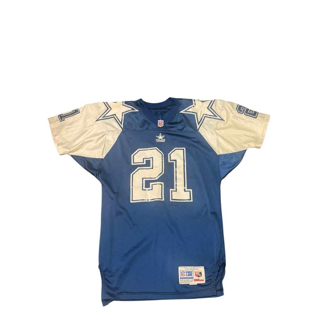 Vintage Deion Sanders Dallas Cowboys #21 NFL Jersey - Wilson Pro Line